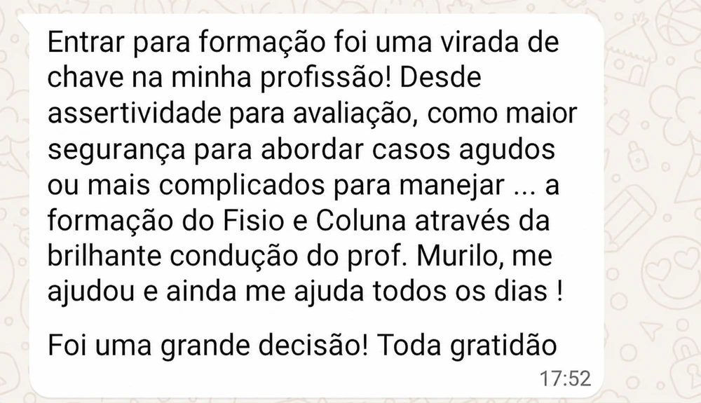 Depoimento de aluno da Formação Online 3